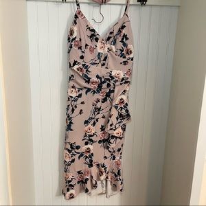 Emerald Sundae Floral Mauve Women’s Dress Size Medium New With Tags